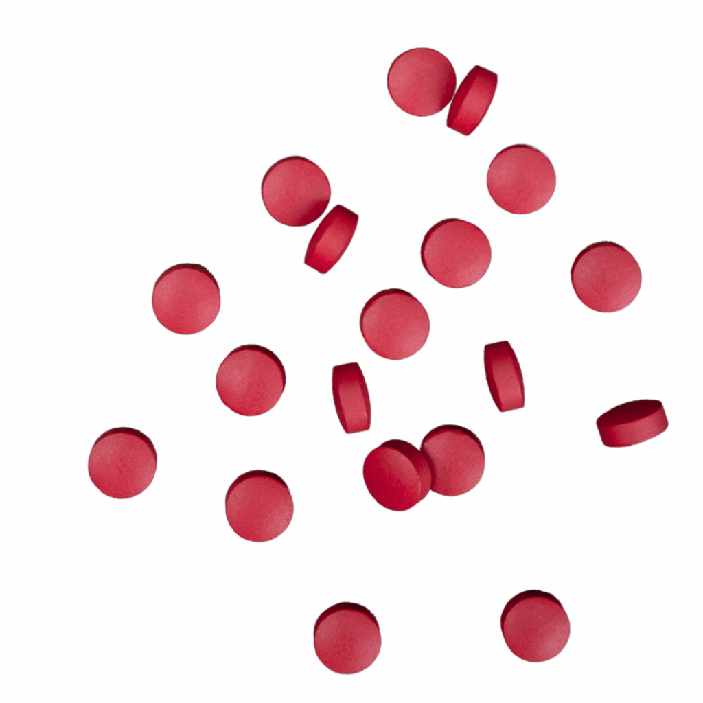 Amorex Pastillen fliegen durch die Luft