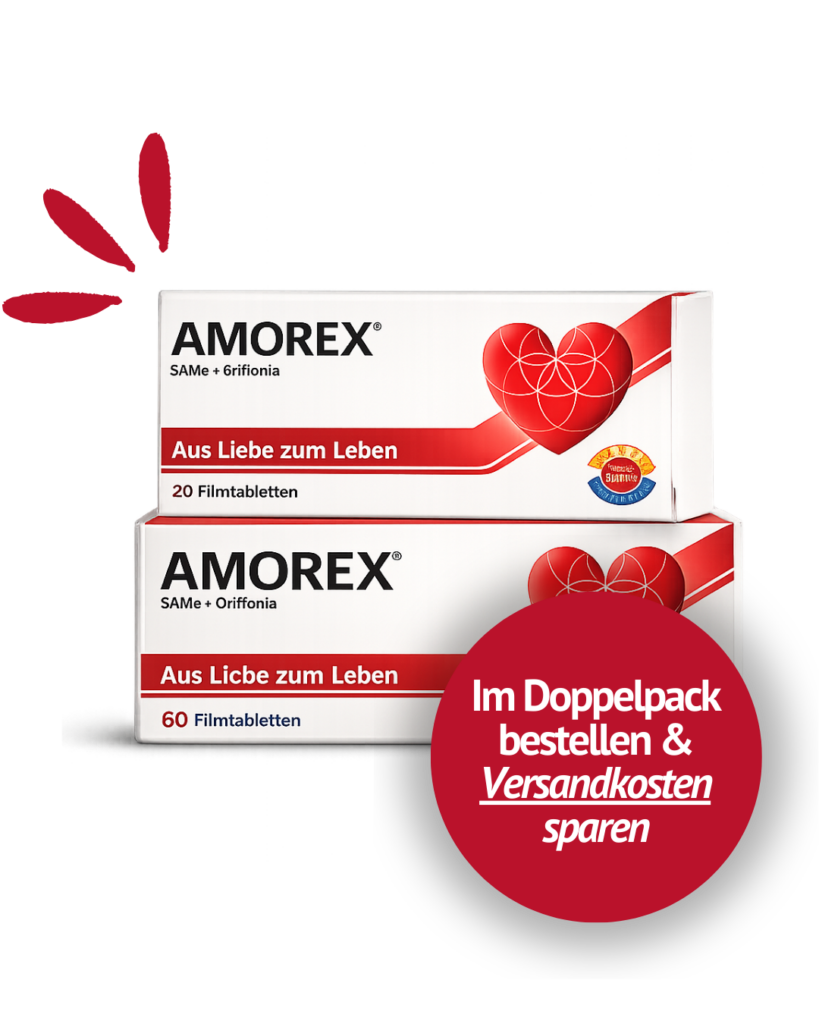 Zwei Amorex-Packungen: Im Doppelpack bestellen und Versandkosten sparen